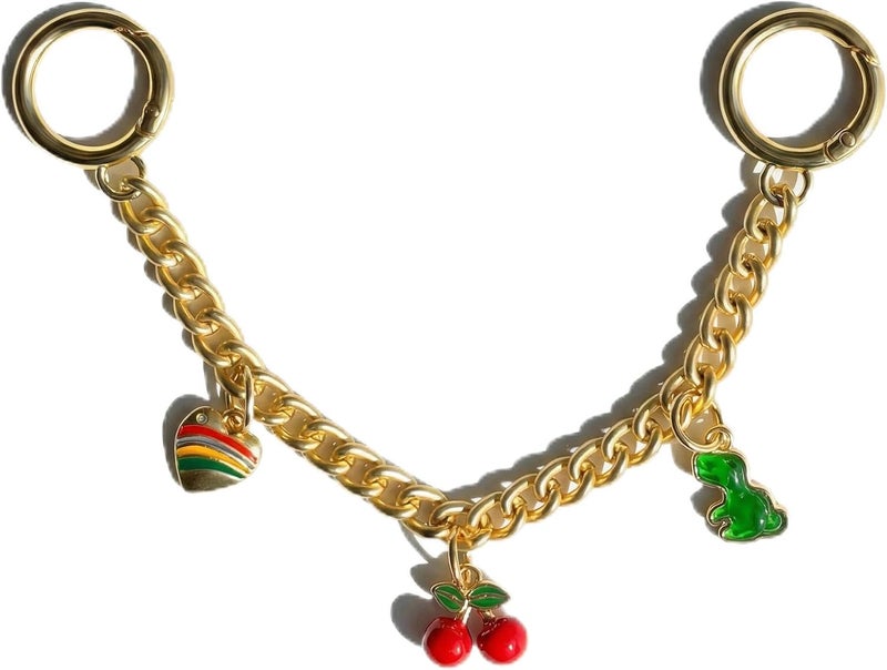 SOPKTA Bag Charms - Cherry Bag Charm Chain, fashionable Purse Charms for women's purse chain - Image 1